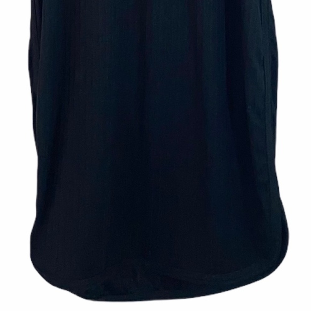 Rue 21 sz XS black short sleeve hoodie mini dress - Picture 5 of 11